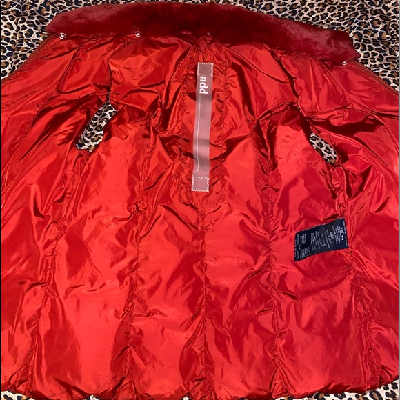 Add Down Down Red Vest with Real Fur Collar size 6 - Picture 6 of 7